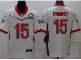 Kansas City Chiefs #15 Patrick Mahomes 2022 Probowl Jersey White