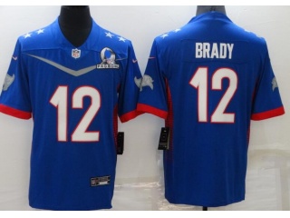 Tampa Bay Buccaneers #12 Tom Brady 2022 Probowl Jersey Blue