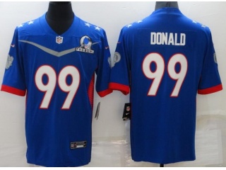 Los Angeles Rams #99 Aaron Donald 2022 Probowl Jersey Blue