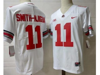 Ohio State Buckeyes #11 Jaxon Smith-Njigba Limited Jersey White