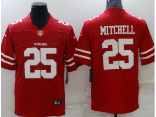 San Francisco 49ers #25 Elijah Mitchell Limited Jersey Red