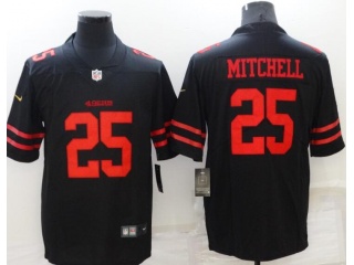 San Francisco 49ers #25 Elijah Mitchell Limited Jersey Black