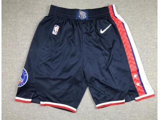 Brooklyn Nets 75th Shorts Blue