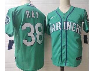 Nike Seattle Mariners #38 Robbie Ray Cool Base Jersey Green