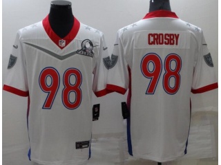 Oakland Raiders #98 Maxx Crosby 2020 Probwol Jersey White