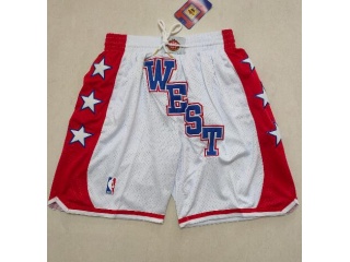 West All Star Just Don Shorts White