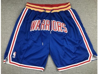 Golden State Warriors 75th Just Don Shorts Blue