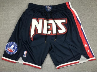Brooklyn Nets 75th Just Don Shorts Blue