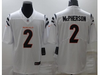 Cincinnati Bengals #2 Evan McPherson Vapor Limited Jersey White