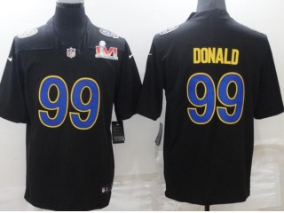 Los Angeles Rams #99 Aaron Donald Limited Jersey Black