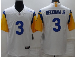 Los Angeles Ram #3 Odell Beckham Jr Limited Jersey White