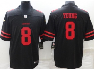 San Francisco 49ers #8 Steve Young Limited Jersey Black