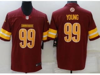 Washington Commanders #99 Chase Young Limited Jerseys Red