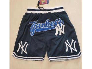 New York Yankees Just Don Shorts Blue