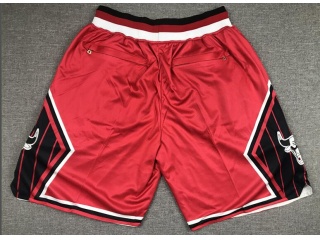 Chicago Bulls 2022 City Just Don Shorts Red