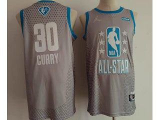 Golden State Warriors #30 Stephen Curry 2022 All Star Jersey Grey 