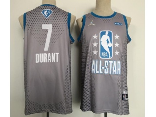 Nike Brooklyn Nets #7 Kevin Durant 2022 All Star Jersey Grey