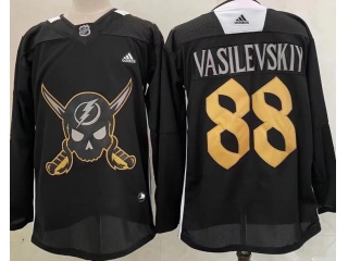 Adidas Tampa Bay Lightning #88 Andrei Vasilevskiy Jersey Black