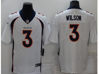 Denver Broncos #3 Russell Wilson Limited Jersey White 