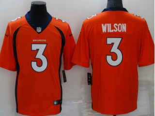 Denver Broncos #3 Russell Wilson Limited Jersey Orange
