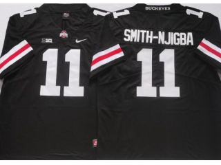 Ohio State Buckeyes #11 Jaxon Smith-Njigba Limited Jersey Black With White Number