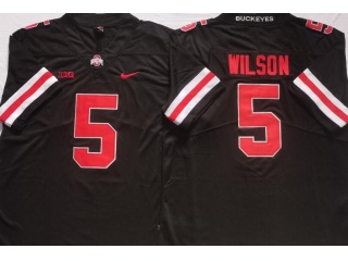 Ohio State Buckeyes #5 Garrett Wilson Limited Jersey Black