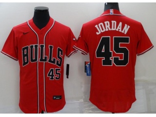 Nike Chicago bulls #45 Michael Jordan Flexbase Jersey Red