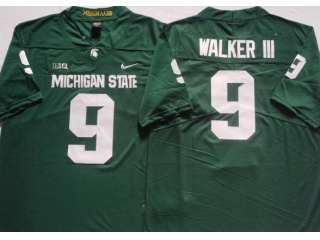 Michigan State Spartans #9 Doak Walker III Jersey Green