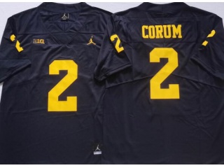 Michigan Wolverines #2 Blake Corum Limited Jersey Blue