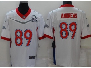 Baltimore Ravens #89 Mark Andrews 2020 All Star Jersey White