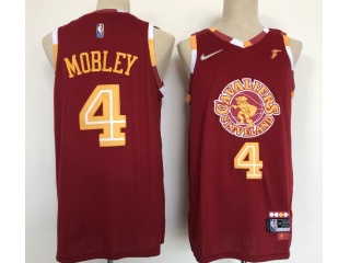 Nike Cleveland Cavaliers #4 Evan Mobley 2022 City Jersey Red