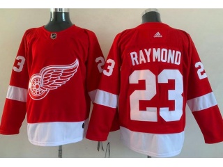 Adidas Detroit Red Wings #23 Lucas Raymond Hockey Jersey Red