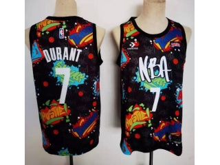 Brooklyn Nets #7 Keven Durant Kit Pop Culture Street Art 2022 NBA All-Star Jersey  Black