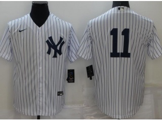 Nike New York Yankees #11 Cool Base Jersey White