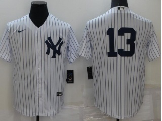 Nike New York Yankees #13 Cool Base Jersey White