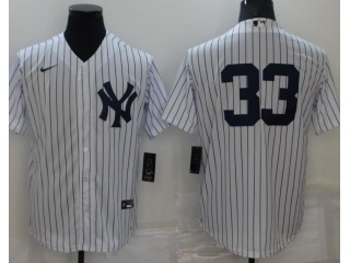 Nike New York Yankees #33 Cool Base Jersey White