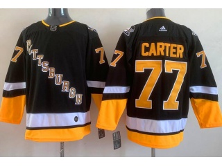 Adidas Pittsburgh Penguins #77 Carter 2021 Jersey Black