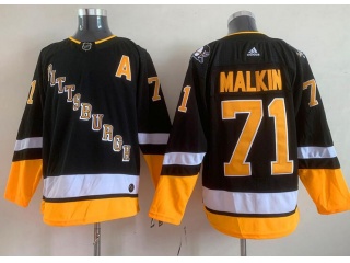 Adidas Pittsburgh Penguins #71 Evgeni Malkin 2021 Jersey Black