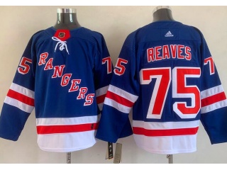 Adidas New York Rangers #75 Ryan Reaves Hockey Jersey Blue 