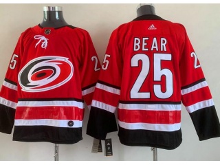 Adidas Carolina Hurricanes #25 Ethan Bear Hockey Jersey Red