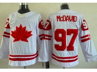 Team Canada #97 Connor McDavid Jersey White