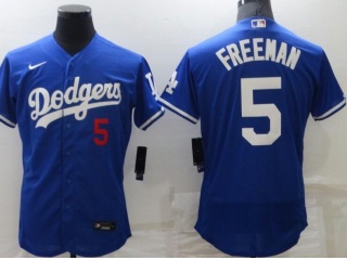 Nike Los Angeles Dodgers #5 Freddie Freeman Flexbase Jersey Blue 