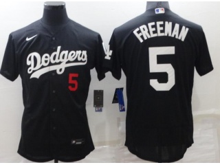 Nike Los Angeles Dodgers #5 Freddie Freeman Flexbase Jersey Black