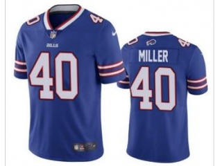 Buffalo Bills #40 Von Miller Blue Limited Jersey