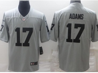 Las Vegas Raiders #17 Davante Adams Limited Jersey Grey