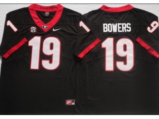 Georgia Bulldogs #19 Brock Bowers Limited Jersey Black