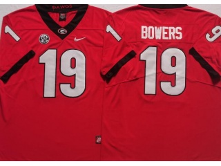 Georgia Bulldogs #19 Brock Bowers Limited Jersey Red