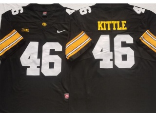 Iowa Hawkeyes #46 George Kittle Jersey Black