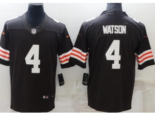 Cleveland Browns #4 Deshaun Watson Limited Jersey Browm 