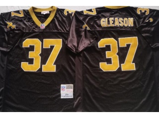 New Orleans Saints #37 Steve Gleason Throwback Jersey Black